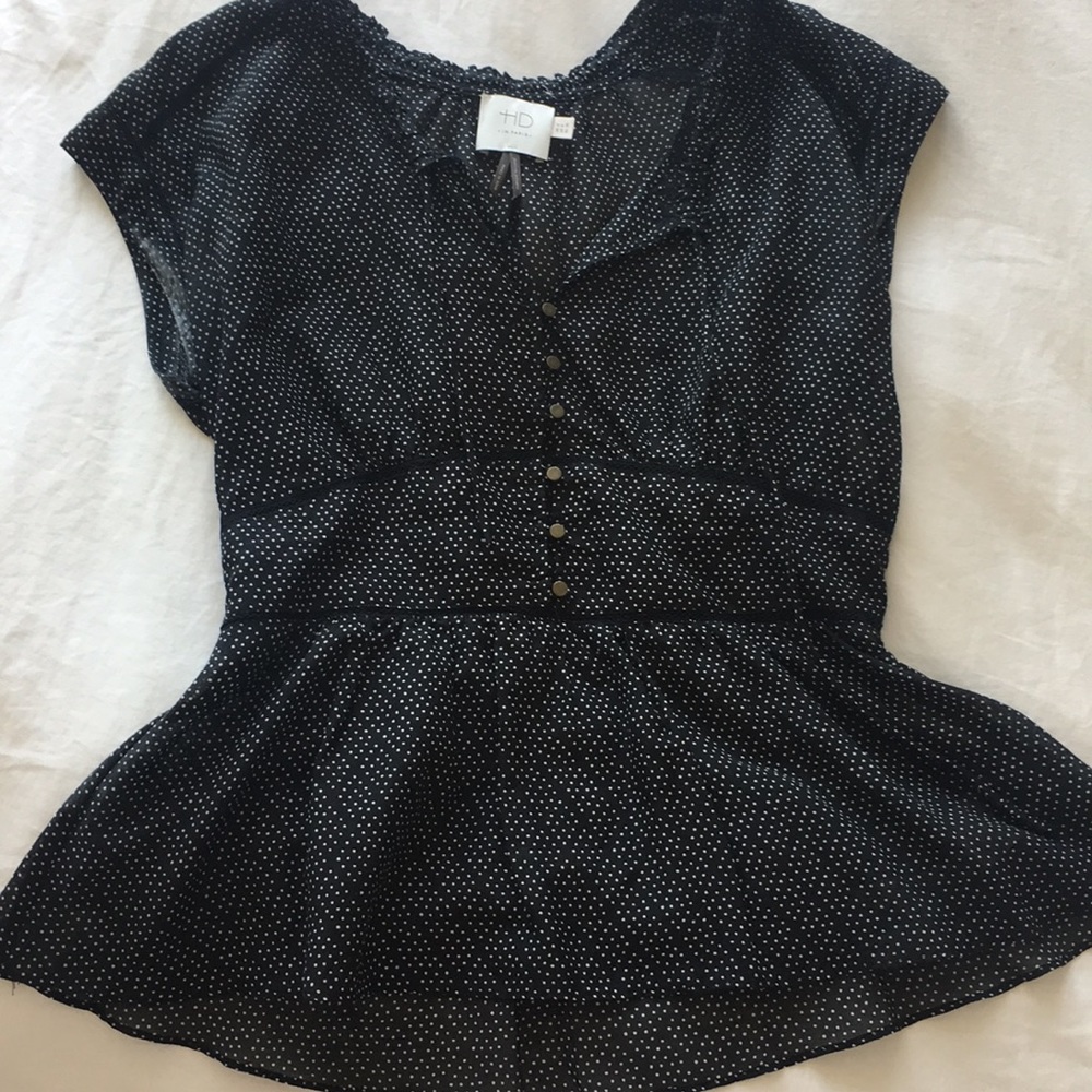 Anthropologie peplum blouse